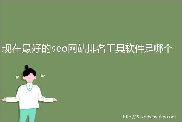 现在最好的seo网站排名工具软件是哪个